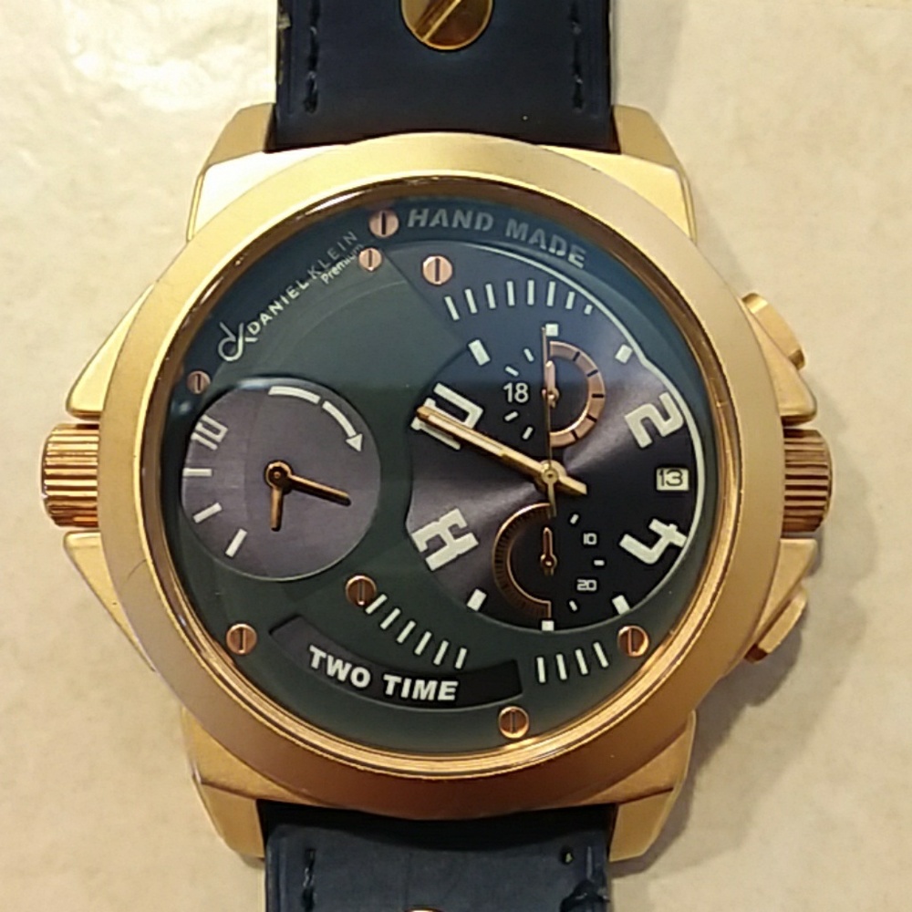 Men's Daniel Klein Premium Two Time Watch